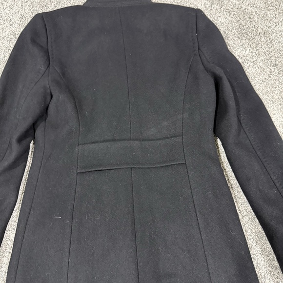 Atelier Babaton Milior Italy Black Wool Cashmere Tailored Coat Mid Women’s S - Picture 10 of 13